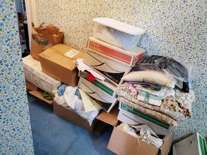 Collection Of Linens And Fabric