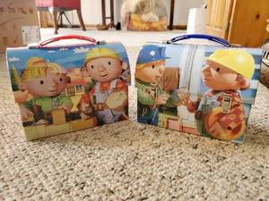 Two Bob The Builder Lunch Boxes