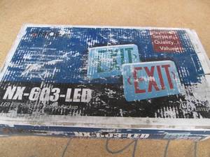 NX-603-LED exit sign...
