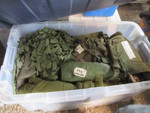 Large covered rolling tote stuffed ...