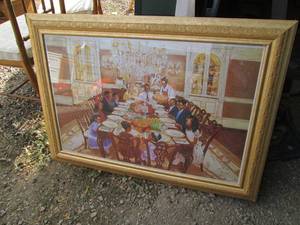 42x31 beautifully framed wall dec...