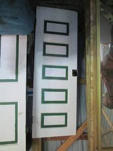 24x70 Antique Wood painted interi...