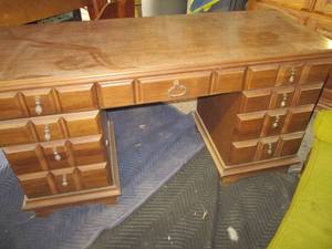 Antique and Very heavy Wooden offic...