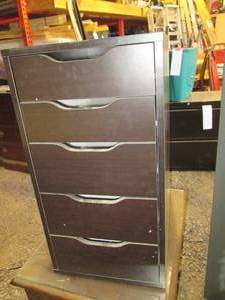 (5) drawer wooden crafters storage ...