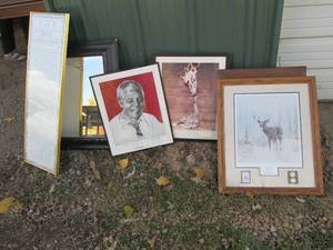 Lot of assorted Framed pictures and...