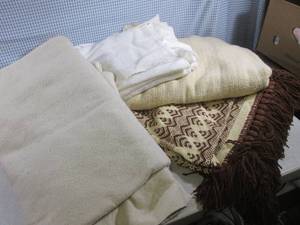 lot 16 image: (EW2) 4 Assorted Blankets...