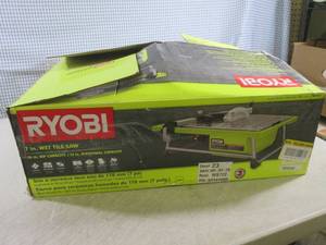 lot 17 image: (EW6) Ryobi 7 Wet Tile Saw Used...