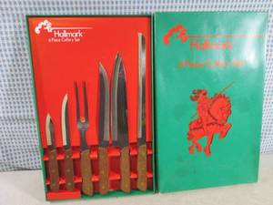 lot 18 image: (EC1) Vintage Hallmark 6pc Cutlery ...