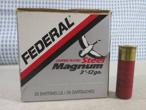 lot 25 image: (EC1) 14 Rounds 12 GA Federal Steel...