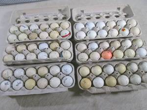 lot 58 image: (BS) 6 Dozen (72) Assorted Golf Bal...