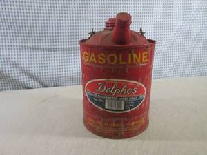 lot 132 image: (CSB) Vintage 1 Gallon Gasoline Can...
