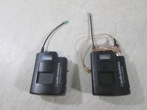 lot 138 image: (EC1) 2 Audio-Technica ATW-T310 UHF...