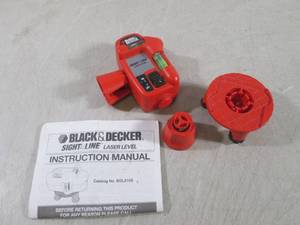 lot 176 image: (EC1) Black & Decker Sight Line Las...