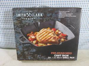 lot 192 image: (F-0) Smith Clark Pre-seasoned Cast...