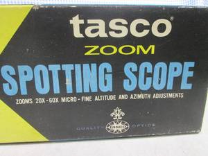 lot 236 image: (EW5) Tasco 20X - 60X 60mm Zoom Spo...