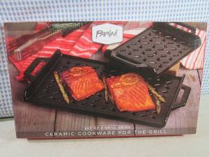 lot 240 image: (EW5) Parini 2pc Ceramic Grill Grid...