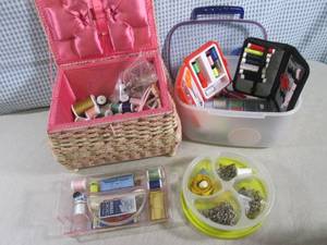 lot 254 image: (F-1) Sewing Kits...