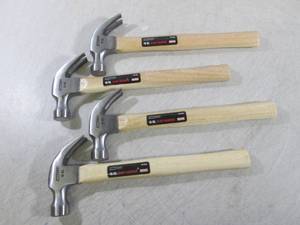 lot 257 image: (BSB) 4 - Tool Shop 16oz Claw Hamme...