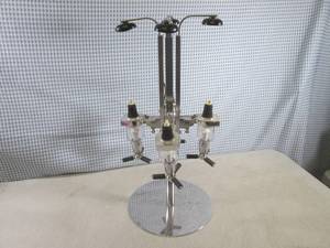 lot 263 image: (CSB) 4 Bottle Liquor Dispenser Rot...