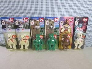 lot 298 image: (C-4) Assorted TY Bears in Packagin...