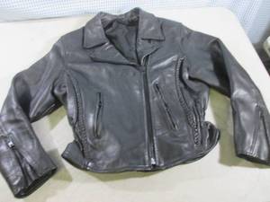 lot 331 image: (F-0) Ladies Faux Leather Jacket No...