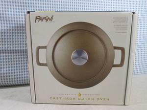 lot 340 image: (F-3) Parini 3.2 Qt Cast Iron Dutch...