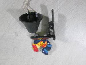 lot 344 image: (EC1) Cast Iron Bell and Wall Mount...
