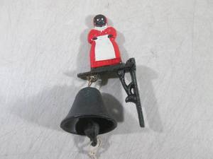 lot 345 image: (EC1) Cast Iron Bell and Wall Mount...