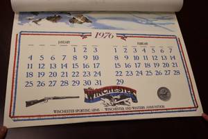 lot 40 image: Winchester Bi-Centennial Calendar