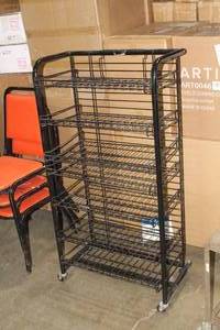 lot 37 image: Rolling Snack Shelf 7-tier