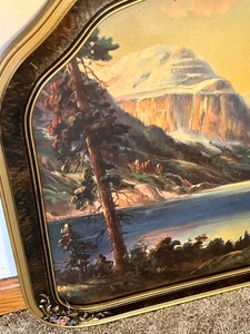 lot 36 image: Beautiful Vintage Framed Scenic Print