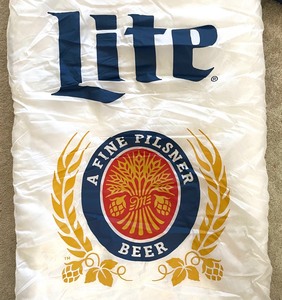 lot 111 image: Miller Lite Sleeping Bag