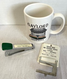 lot 210 image: Vintage Gaylord, Minnesota Memorabilia