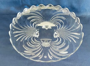lot 216 image: Cambridge Caprice Grouping including a Cambridge Caprice Cake Plate