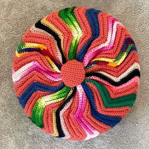 lot 222 image: Two Vibrant and Fun Vintage Cushions