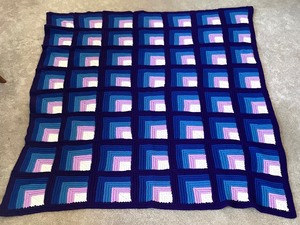 lot 233 image: Gorgeous Geometric Vintage Afghan