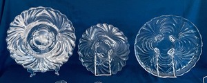 lot 234 image: Cambridge Caprice Serving Dish Grouping including a 15 Cambridge Caprice Platter