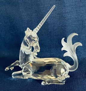 lot 253 image: Whimsical Swarovski Crystal Fabulous Creatures-The Unicorn Figurine with Original Box and Certificate