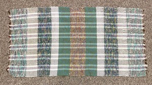 lot 392 image: 5 Woven Throw Rugs