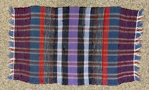 lot 411 image: Eight Lovely Woven Throw Rugs