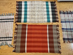 lot 357 image: Four Braided Throw Rugs