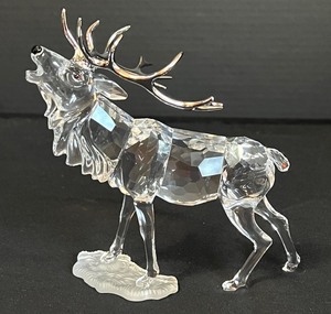 lot 352 image: Swarovski Stag Figurine
