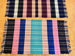 lot 323 image: Two Beautiful Braided Throw Rugs