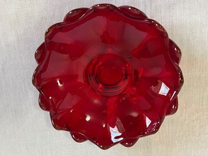 lot 178 image: Vintage Gorgeous Ruby Red Bowl