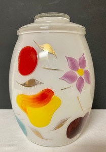 lot 122 image: Vintage 1960s Barlett Collins Hand Blown Cookie Jar