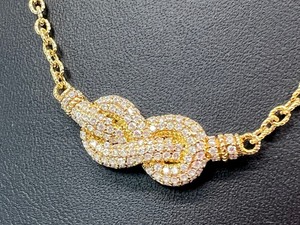 lot 7 image: Sterling and Gold Plated Judith Ripka Necklace