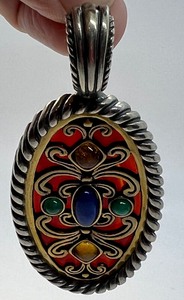 lot 42 image: Carolyn Pollack Lovely Pendant