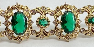 lot 110 image: Camrose and Kross JBK Stunning Simulated Gold Tone Bracelet