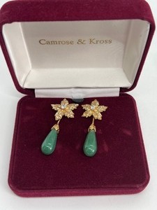 lot 100 image: Pair of Camrose & Koss JBK Earrings