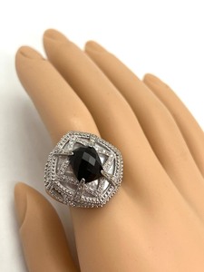 lot 70 image: Dazzling Judith Jack Sterling Ring